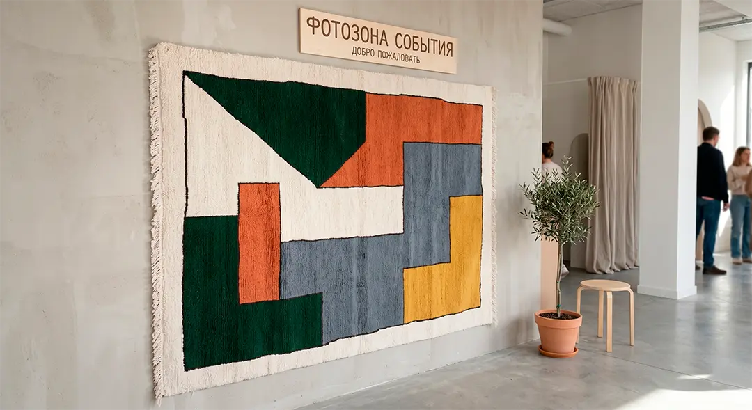 Ковёр для фотозоны